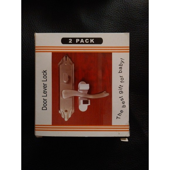 2 Pack Door Lever Lock-Child Proofing(nib) - Picture 1 of 3
